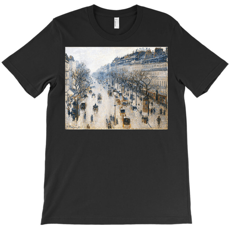 Horse And Buggy Paris Boulevard Impressionism Camille T Shirt T-shirt | Artistshot