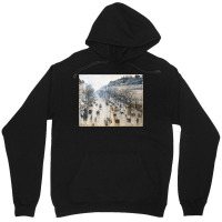 Horse And Buggy Paris Boulevard Impressionism Camille T Shirt Unisex Hoodie | Artistshot