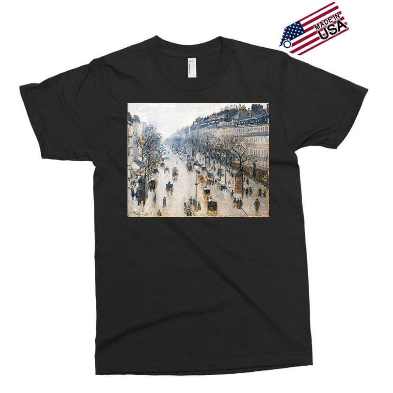 Horse And Buggy Paris Boulevard Impressionism Camille T Shirt Exclusive T-shirt | Artistshot