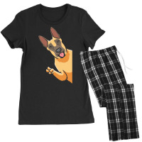 Malinois T  Shirt Malinois Dog B Elgian Shepherd Dog Women's Pajamas Set | Artistshot