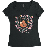 Fox Women's Triblend Scoop T-shirt | Artistshot