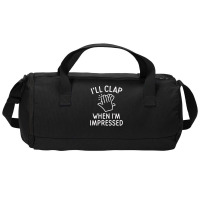 Impressed Funny Duffel Bag | Artistshot