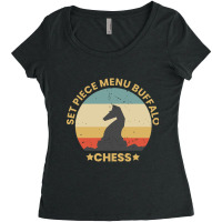 Hot Trend Vintage Retro Chess King Women's Triblend Scoop T-shirt | Artistshot