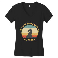 Hot Trend Vintage Retro Chess King Women's V-neck T-shirt | Artistshot