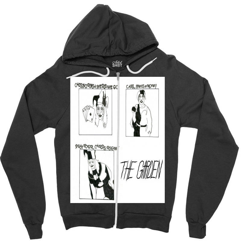 The Garden Jesters Zipper Hoodie by tpimpflocke5 | Artistshot