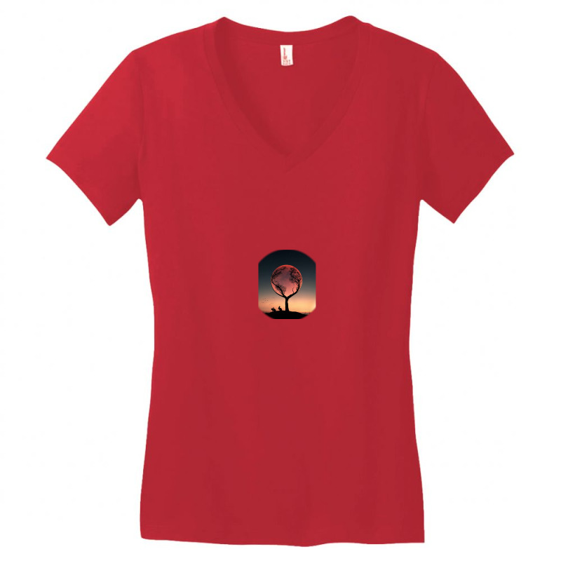 Rabbit Women's V-neck T-shirt | Artistshot