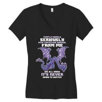 People Should Seriously Stop Expecting Normal From Me Dragon 1 Women's V-neck T-shirt | Artistshot