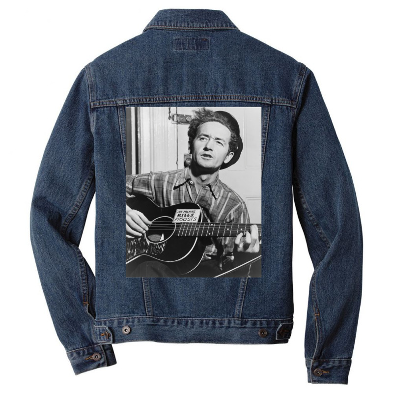 This Machine Kills Fascists 2 Men Denim Jacket by tpimpflocke5 | Artistshot