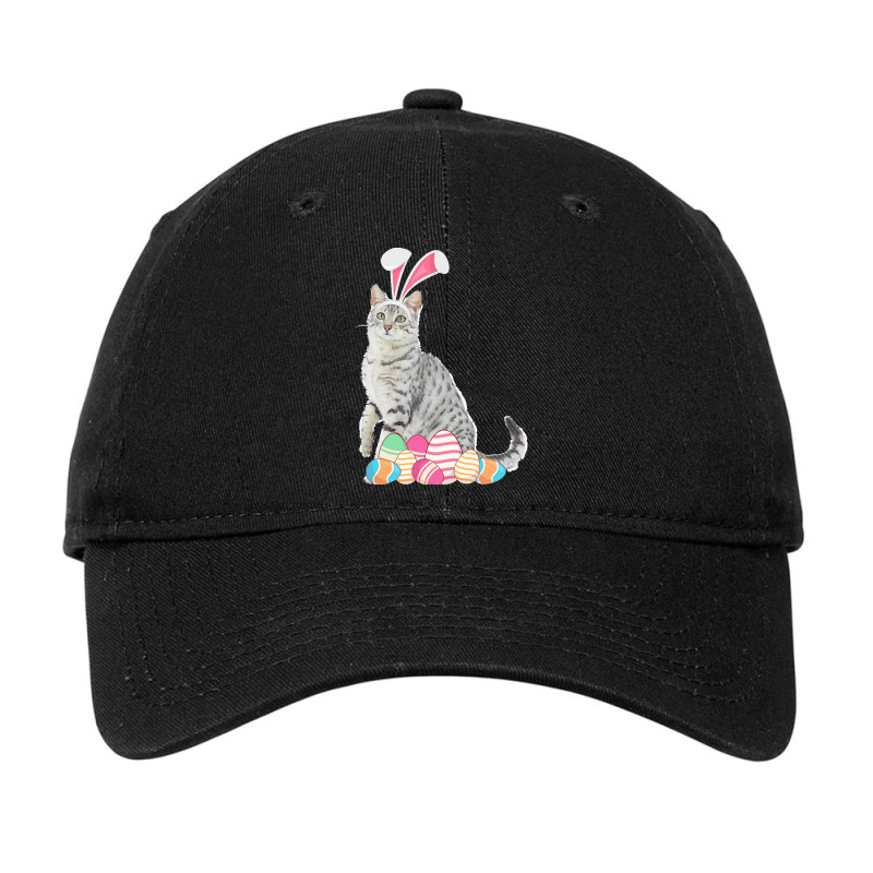 Easter Day T  Shirt Easter Cat American Shorthair With Bunny Ears & Eg Adjustable Cap by qrutherford990 | Artistshot