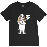 Petit Basset Griffon Venden T  Shirt Stubborn Petit Basset Griffon Ven V-neck Tee | Artistshot