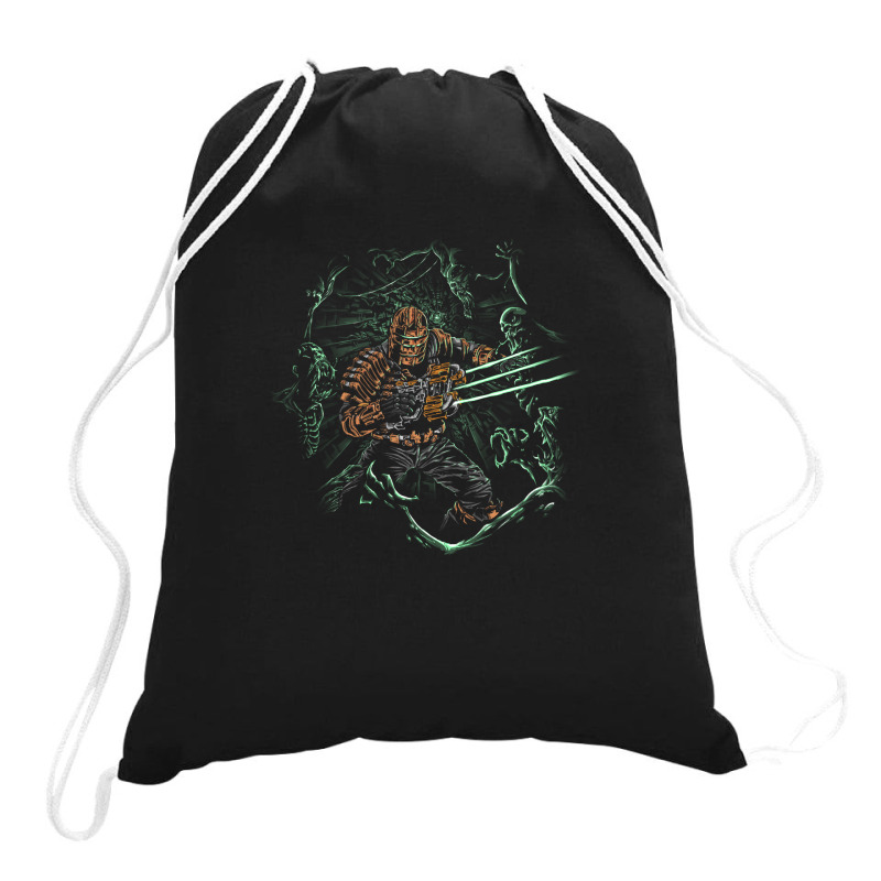 Necro Nightmare Drawstring Bags by Fearcheck | Artistshot