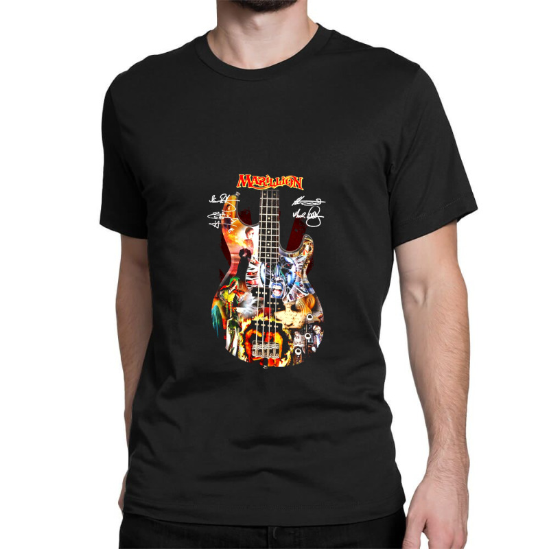 Marillion Guitar Signatures Classic T-shirt by JamesBratcher | Artistshot