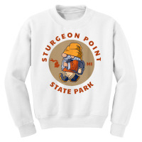 Sturgeon Point State Park Michigan Hiking Gnome Mi Vacation T Shirt Youth Sweatshirt | Artistshot