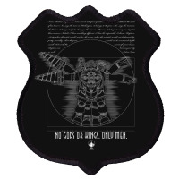 Vitruvian Daddy Shield Patch | Artistshot