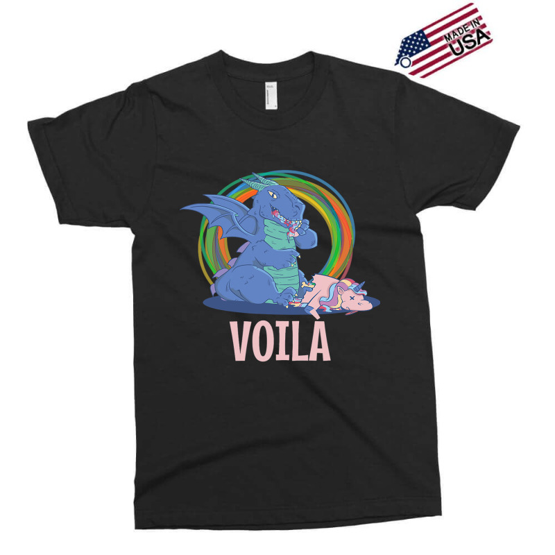 Voila The Last Unicorn Dragon Eaten Satire Fairy Tales Exclusive T-shirt by MELISSABISHOP | Artistshot