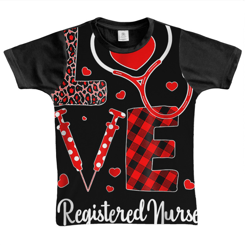 Love Registered Nurse Valentines Day Flannel Gift Nurse T Shirt Graphic Youth T-shirt | Artistshot