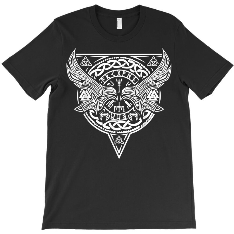 Viking Raven Crow Norse Mythology Odin Huginn Muninn T Shirt T-shirt | Artistshot