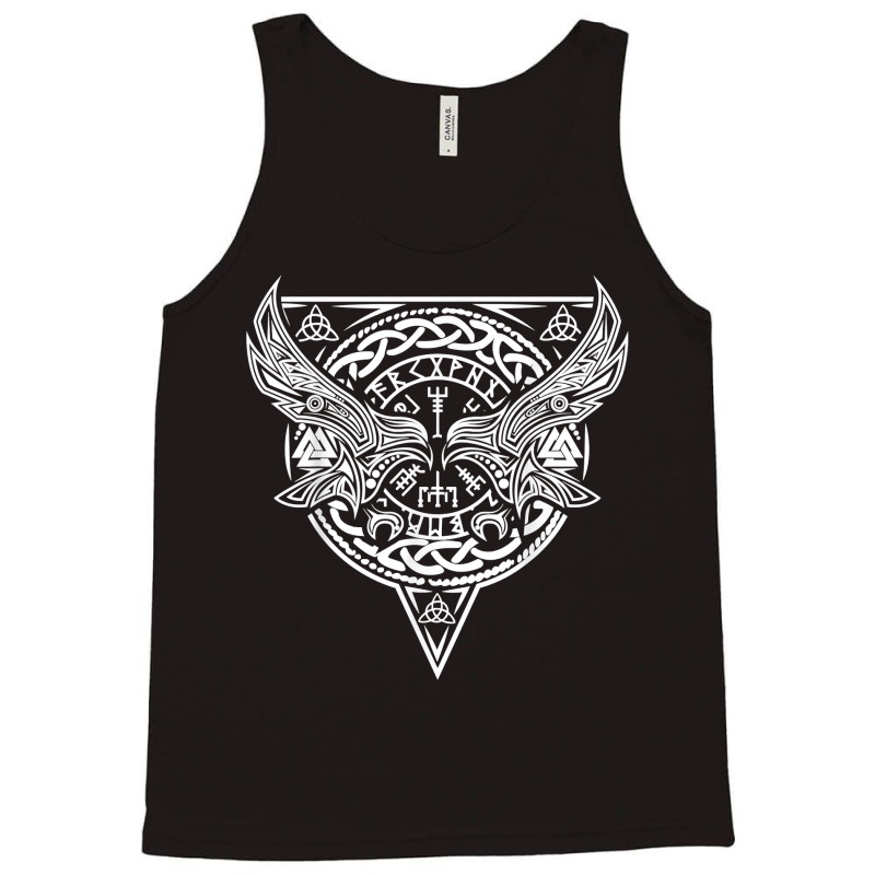 Viking Raven Crow Norse Mythology Odin Huginn Muninn T Shirt Tank Top | Artistshot