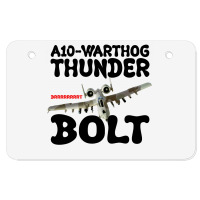 A10 Warthog Thunder Bolt For Light Atv License Plate | Artistshot