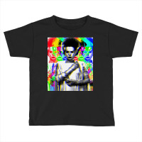 Trending Kaleidoscopic Bride Of Frankenstein Toddler T-shirt | Artistshot