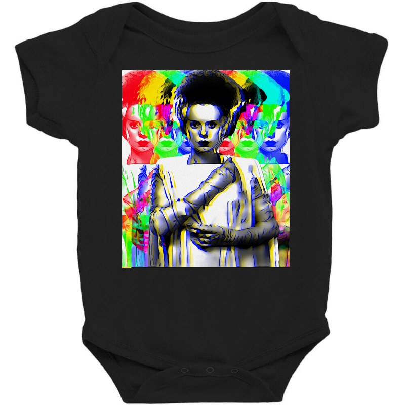 Trending Kaleidoscopic Bride Of Frankenstein Baby Bodysuit | Artistshot