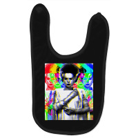 Trending Kaleidoscopic Bride Of Frankenstein Baby Bibs | Artistshot