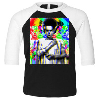 Trending Kaleidoscopic Bride Of Frankenstein Toddler 3/4 Sleeve Tee | Artistshot