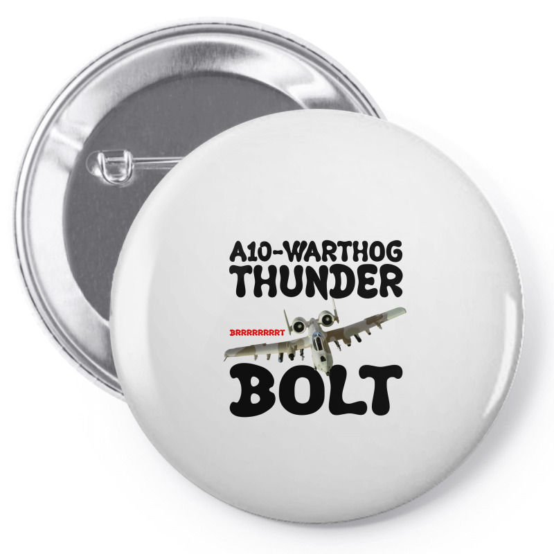 A10 Warthog Thunder Bolt For Light Pin-back Button | Artistshot