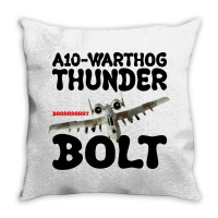 A10 Warthog Thunder Bolt For Light Throw Pillow | Artistshot