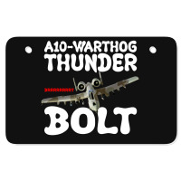 A10 Warthog Thunder Bolt For Dark Atv License Plate | Artistshot