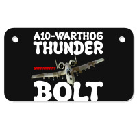 A10 Warthog Thunder Bolt For Dark Motorcycle License Plate | Artistshot