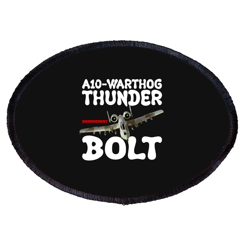 A10 Warthog Thunder Bolt For Dark Oval Patch | Artistshot