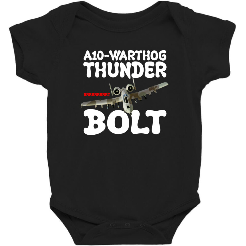 A10 Warthog Thunder Bolt For Dark Baby Bodysuit | Artistshot