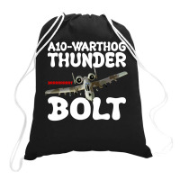 A10 Warthog Thunder Bolt For Dark Drawstring Bags | Artistshot