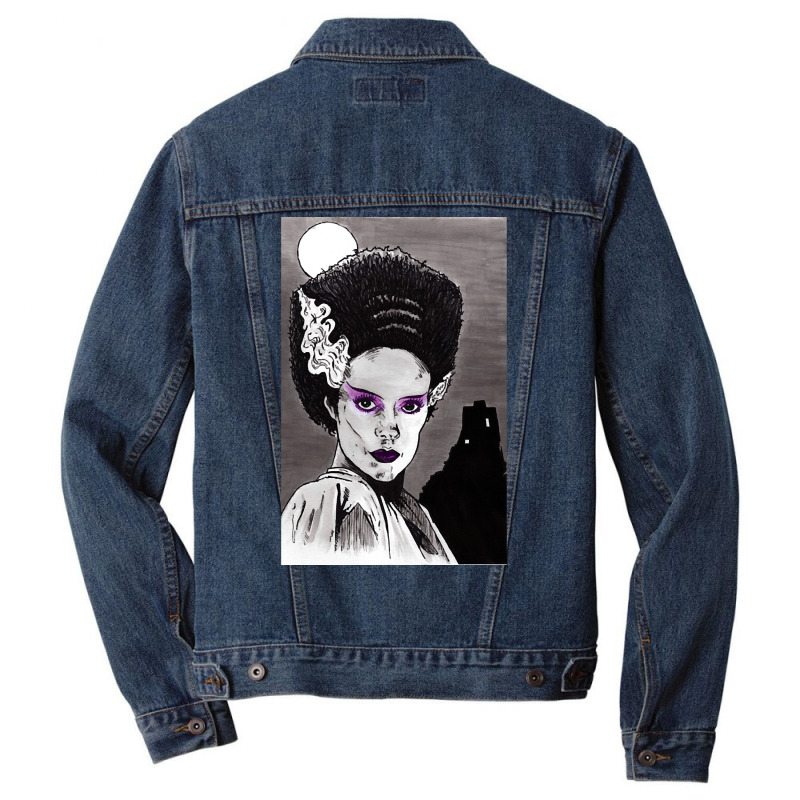 Limited Edition Bride Of Frankenstein (3) Men Denim Jacket by michealyoungerlk01 | Artistshot