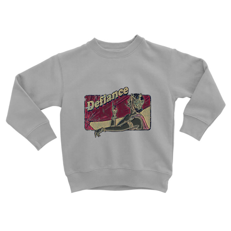 Defiance (filter + Destressed) Toddler Sweatshirt by kumkunari | Artistshot