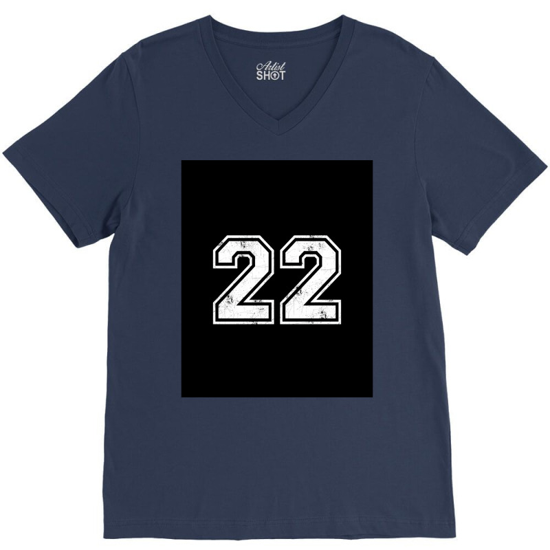 22 Jersey Jerseys Number 22 Jersey Sports V-neck Tee | Artistshot