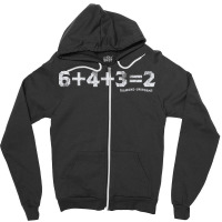 6+4+3=2 7 Zipper Hoodie | Artistshot