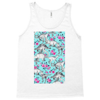 Dinosaurs And Roses Tank Top | Artistshot