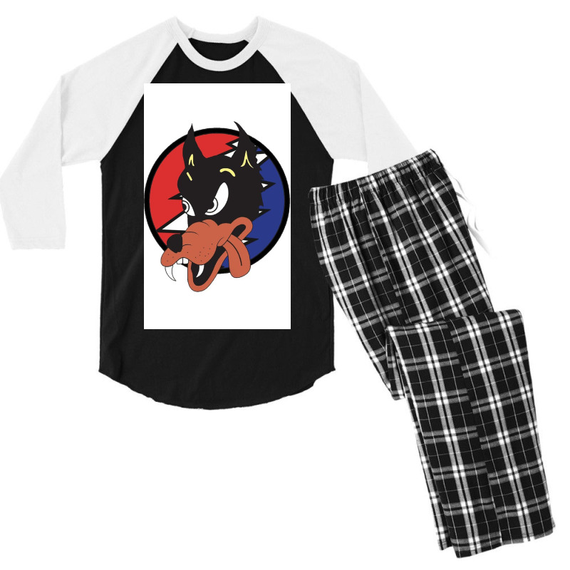 Dire Wolf Men's 3/4 Sleeve Pajama Set by Slackftg | Artistshot