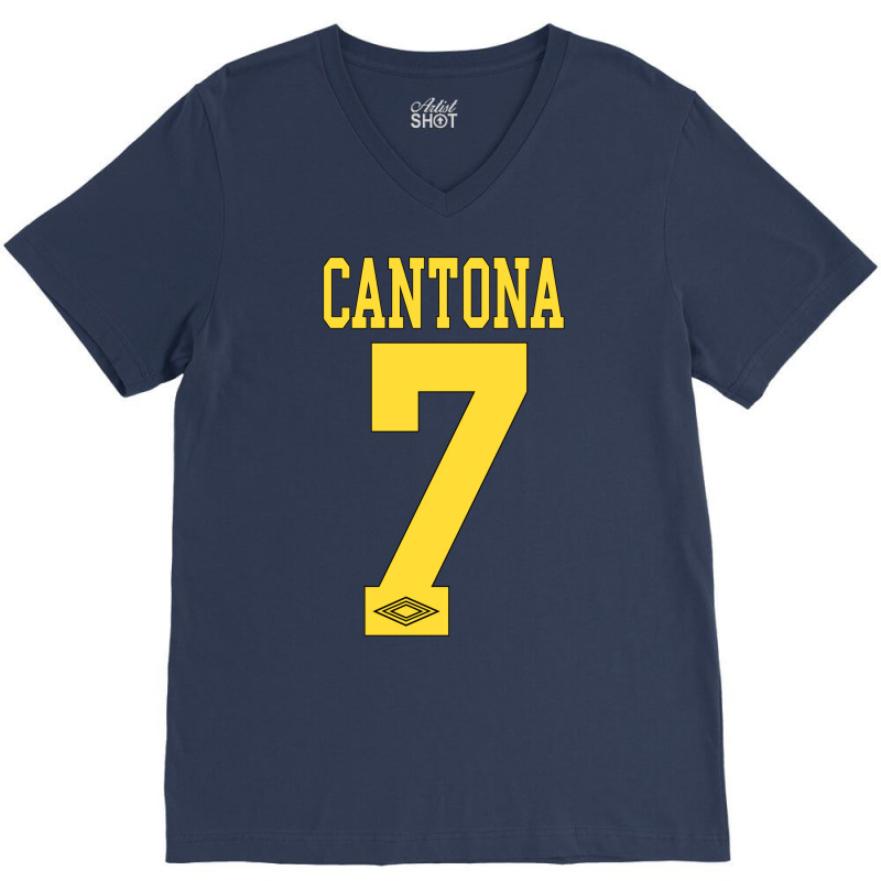 Cantona 7 V-neck Tee | Artistshot