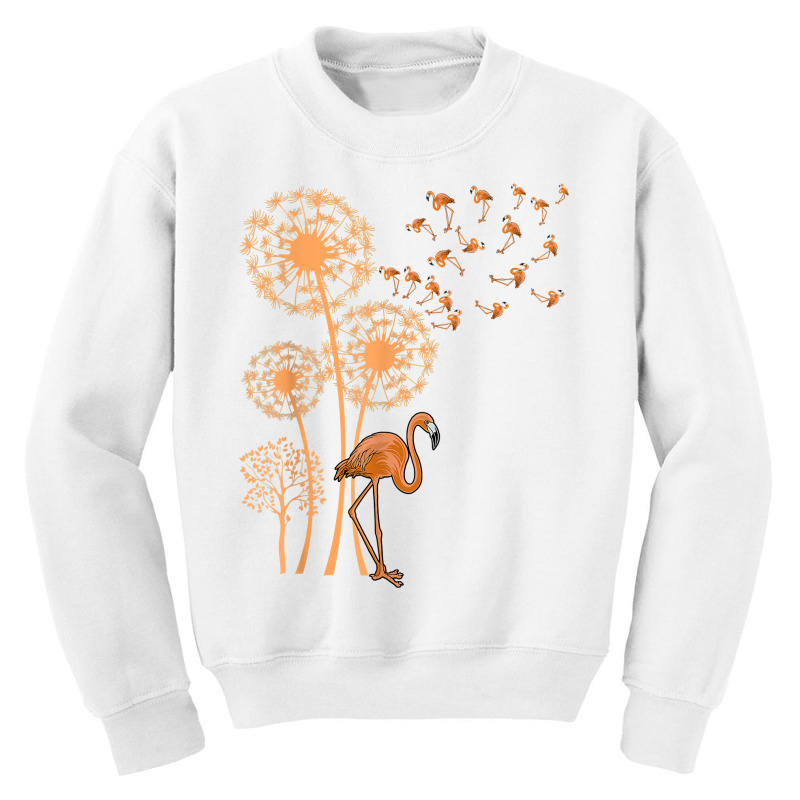 Melanin Dandelion Flamingo Black History Month Cute Blm Bird T Shirt Youth Sweatshirt by alph0r9bang | Artistshot