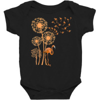 Melanin Dandelion Flamingo Black History Month Cute Blm Bird T Shirt Baby Bodysuit | Artistshot