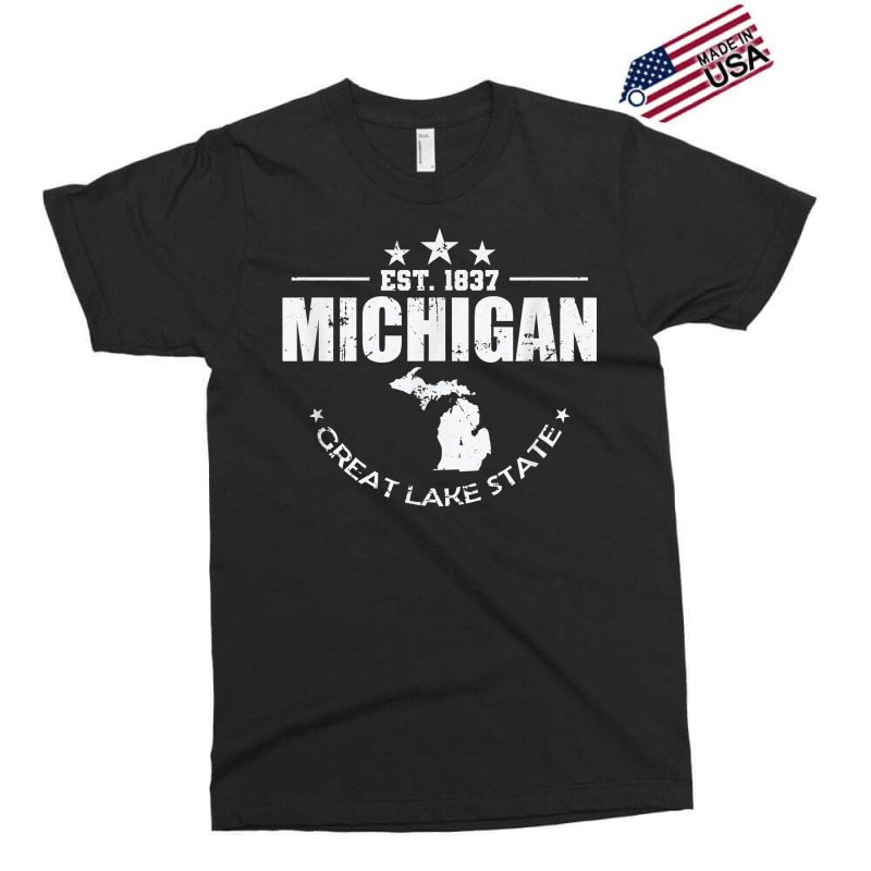 Michigan Est. 1837 Great Lake State Usa T Shirt Exclusive T-shirt | Artistshot