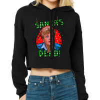 Limited Edition Murder She Wrote - Santa's Dead! Jessica Fletcher Chri Cropped Hoodie | Artistshot