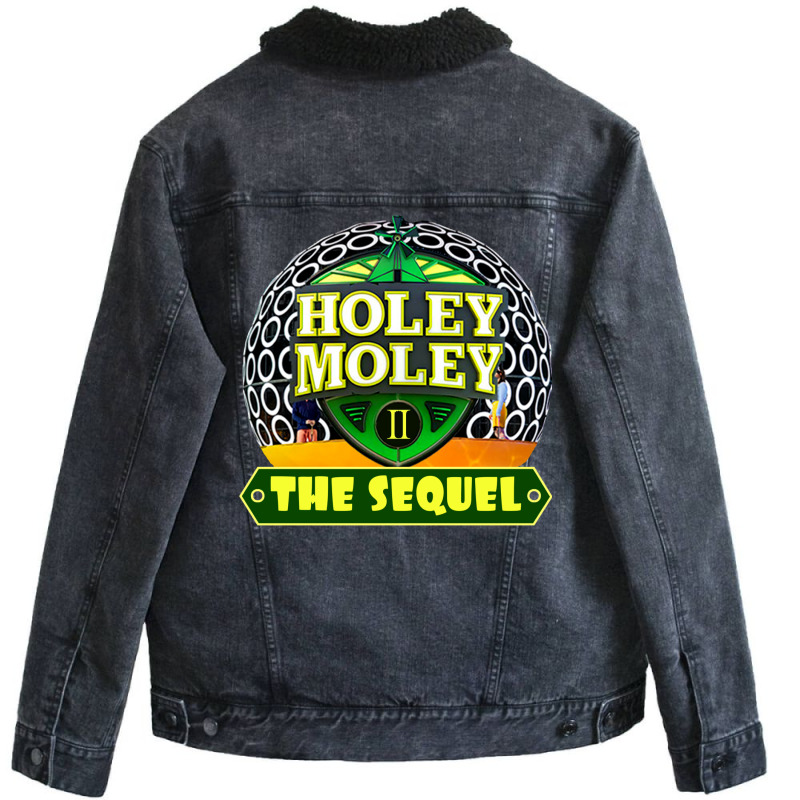 Holey Moley Abc Season 2 Unisex Sherpa-lined Denim Jacket | Artistshot