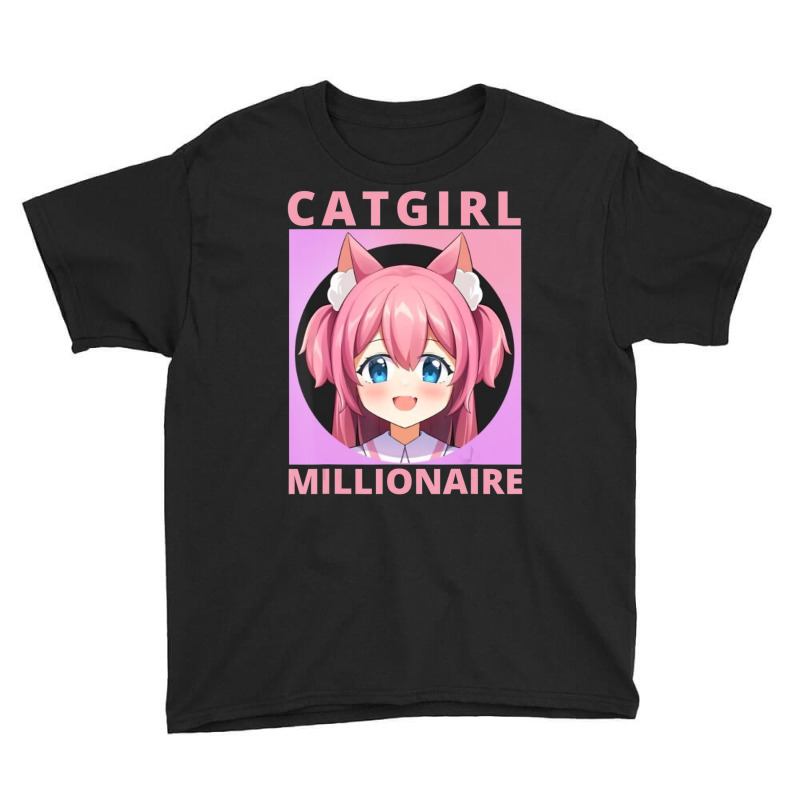 Catgirl Millionaire, Cat Girl Coin Token Crypto Currency Hod Youth Tee by namnguyen | Artistshot