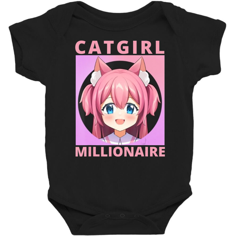 Catgirl Millionaire, Cat Girl Coin Token Crypto Currency Hod Baby Bodysuit by namnguyen | Artistshot