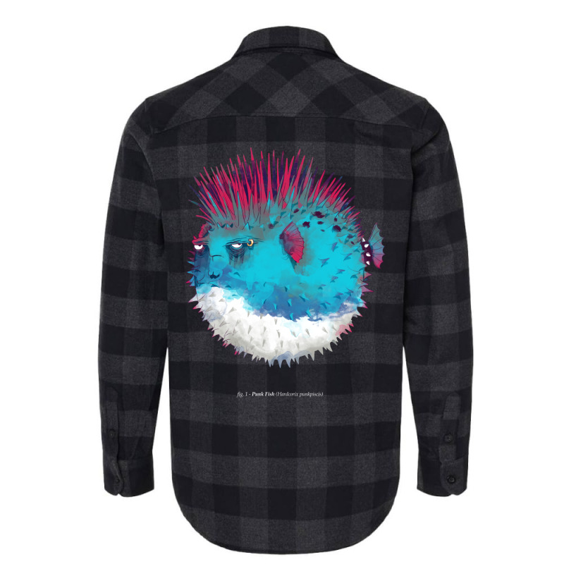 Punk Fish Flannel Shirt by ouadiecaitoq | Artistshot