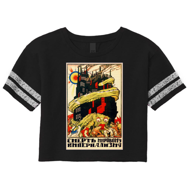 Death To World Imperialism Soviet Propaganda Scorecard Crop Tee by ziembakhadse8 | Artistshot